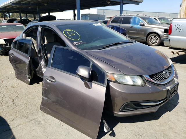 HONDA CIVIC LX 2013 with VIN 19XFB2F51DE291916 - Photo from auction