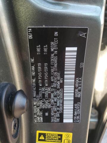 Фото 10 с аукциона – 2014 TOYOTA HIGHLANDER с VIN 5TDDCRFH0ES006525