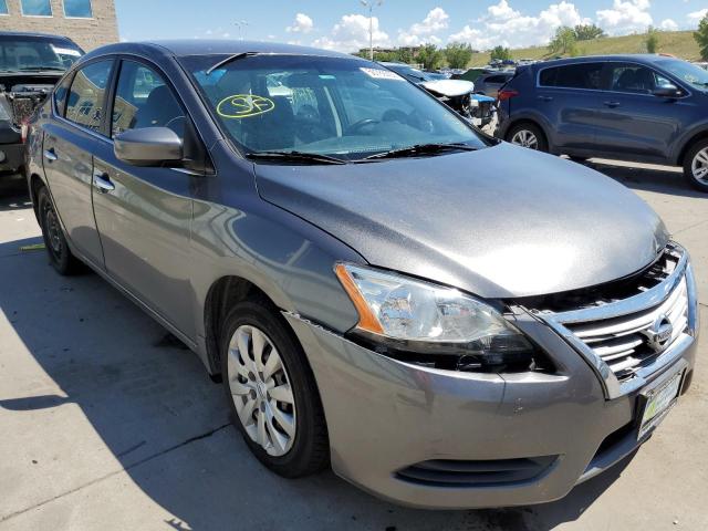 NISSAN SENTRA S 2015 with VIN 3N1AB7AP2FL695325 - Photo from auction