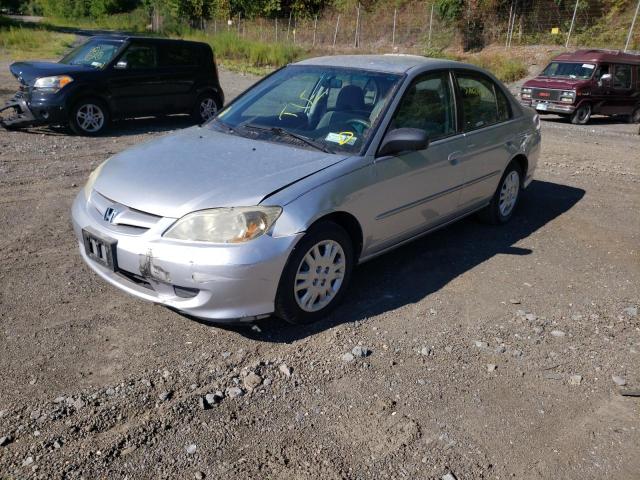 Photo 2 from auction – 2005 HONDA CIVIC LX with VIN 2HGES16595H502695