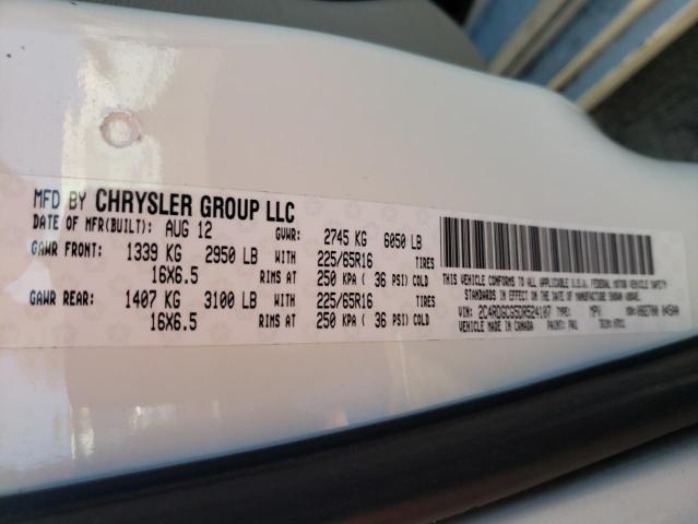 Photo 10 from auction – 2013 DODGE GRAND CARA with VIN 2C4RDGCG5DR524107