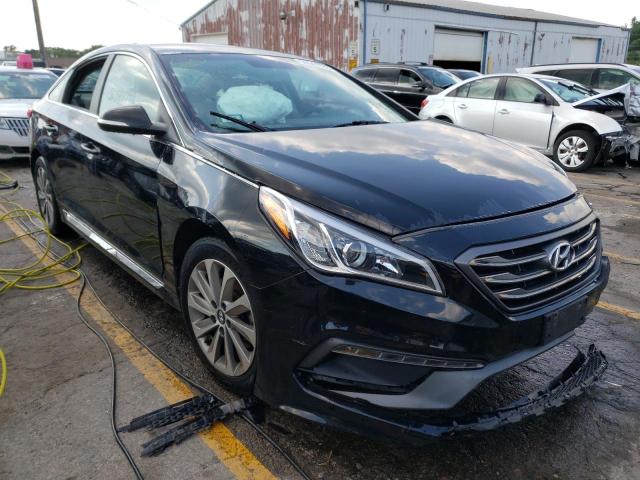 HYUNDAI SONATA SPO 2017 with VIN 5NPE34AF9HH520686 - Photo from auction