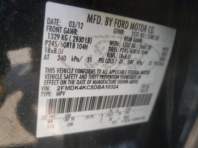 Photo 10 from auction – 2013 FORD EDGE LIMIT with VIN 2FMDK4KC5DBA10324