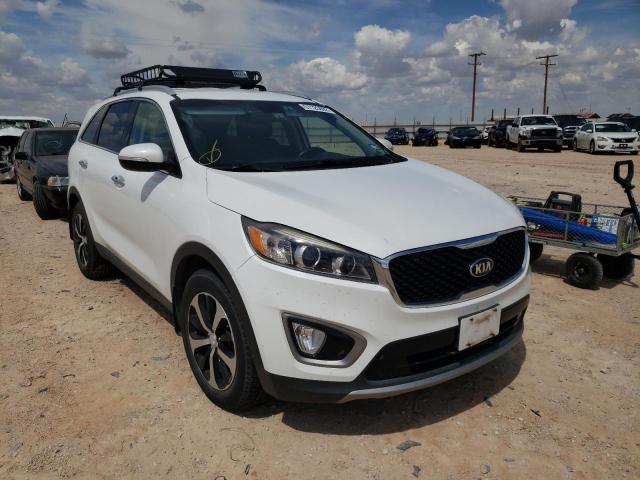 KIA SORENTO EX 2016 with VIN 5XYPH4A1XGG116008 - Photo from auction