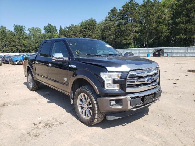 FORD F150 SUPER 2017 with VIN 1FTEW1EGXHFA74857 - Photo from auction