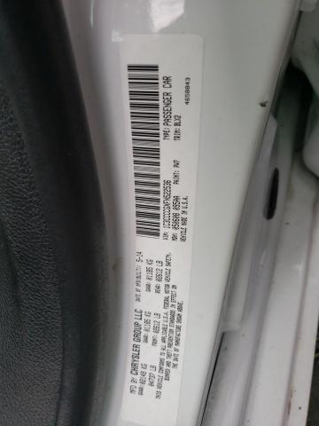 Photo 10 from auction – 2015 CHRYSLER 200 C with VIN 1C3CCCCGXFN522536