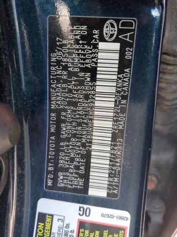 Photo 10 from auction – 2017 TOYOTA COROLLA L with VIN 2T1BURHEXHC932855