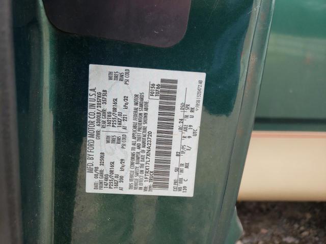 Photo 10 from auction – 1999 FORD F150 with VIN 1FTRX17L7XNA23720