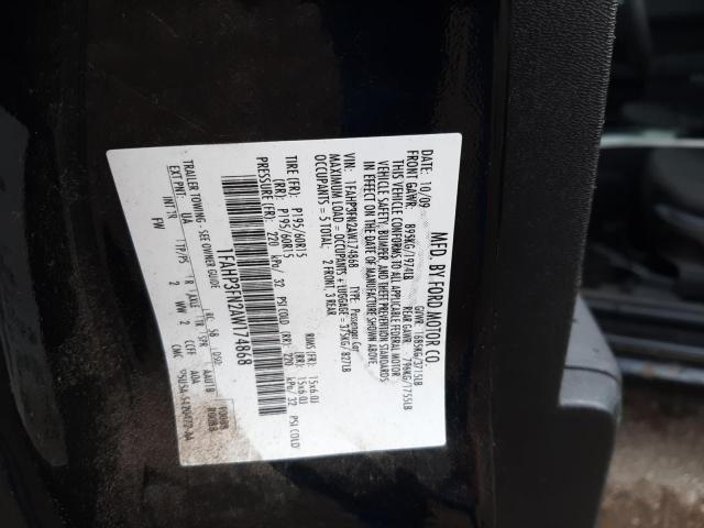 Photo 10 from auction – 2010 FORD FOCUS SE with VIN 1FAHP3FN2AW174868