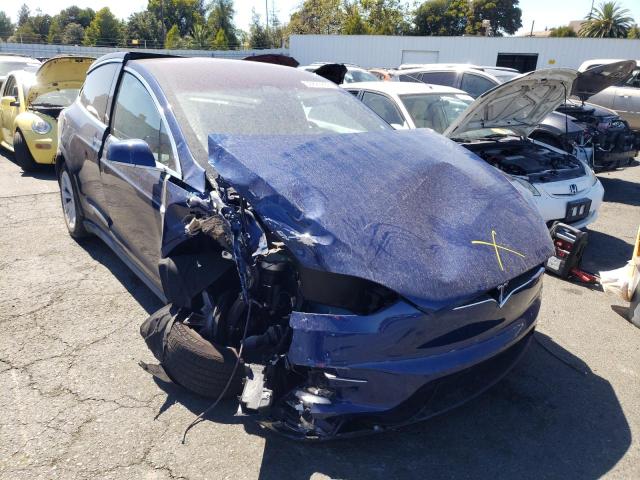 TESLA MODEL X 2020 with VIN 5YJXCDE2XLF280085 - Photo from auction