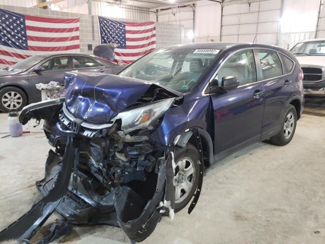 Photo 2 from auction – 2015 HONDA CR-V LX with VIN 2HKRM4H36FH628416
