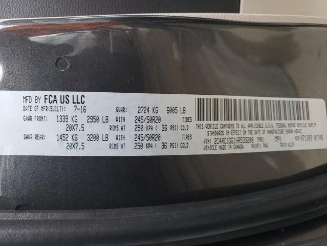 Photo 10 from auction – 2017 CHRYSLER PACIFICA L with VIN 2C4RC1GG1HR533208