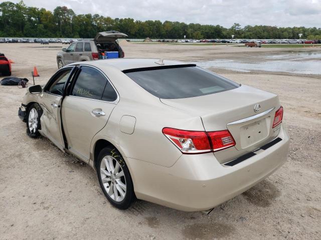 Photo 3 from auction – 2011 LEXUS ES 350 with VIN JTHBK1EG2B2458109