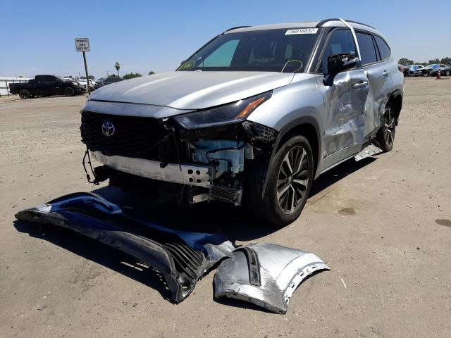 Photo 2 from auction – 2021 TOYOTA HIGHLANDER with VIN 5TDJZRAH3MS046895
