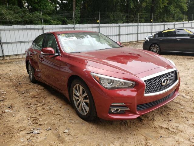 INFINITI Q50 BASE 2014 with VIN JN1BV7AP4EM684357 - Photo from auction
