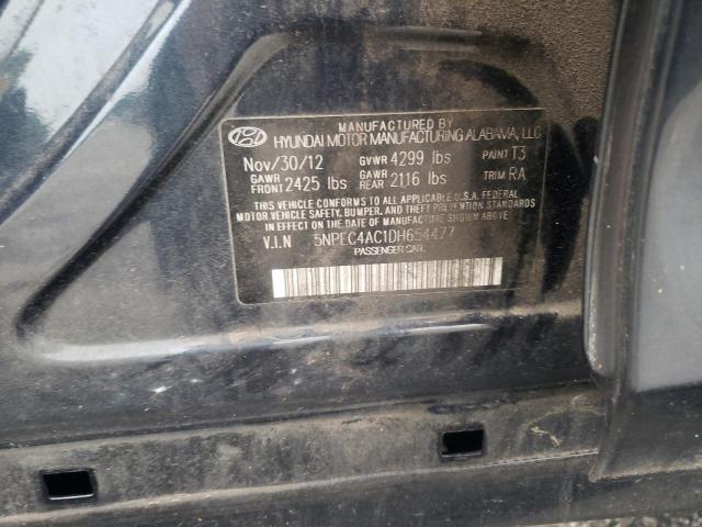 Photo 10 from auction – 2013 HYUNDAI SONATA SE with VIN 5NPEC4AC1DH654477
