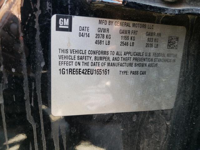 Photo 10 from auction – 2014 CHEVROLET VOLT with VIN 1G1RE6E42EU165161