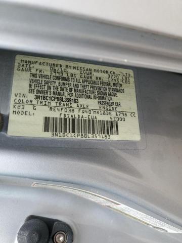 Photo 10 from auction – 2011 NISSAN VERSA S with VIN 3N1BC1CP8BL359183