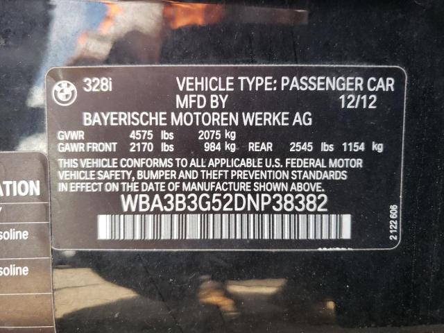 Photo 10 from auction – 2013 BMW 328 XI with VIN WBA3B3G52DNP38382