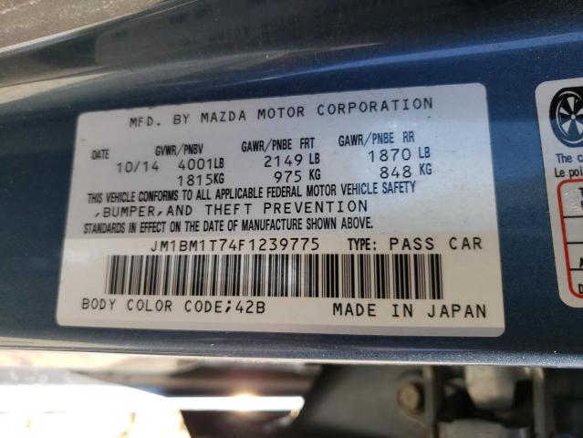 Photo 10 from auction – 2015 MAZDA 3 SV with VIN JM1BM1T74F1239775