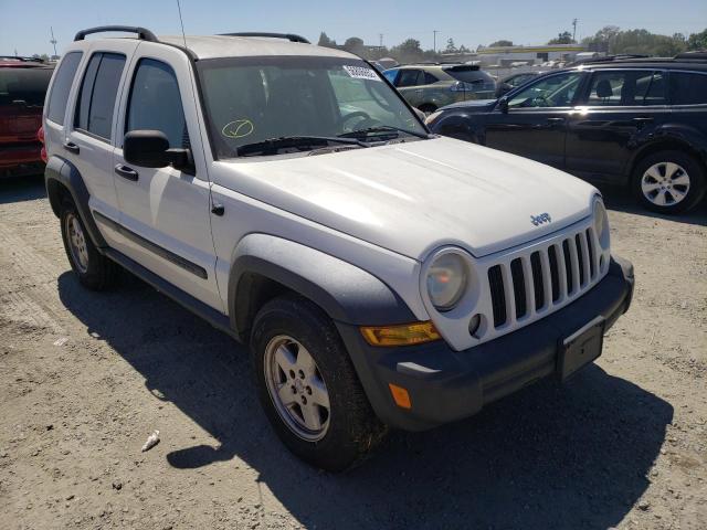 JEEP LIBERTY SP 2006 with VIN 1J4GL48K16W197523 - Photo from auction