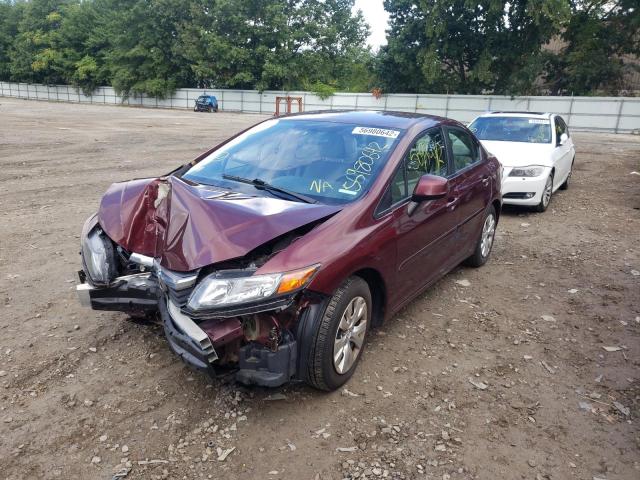 Photo 9 from auction – 2012 HONDA CIVIC LX with VIN 2HGFB2F54CH594788