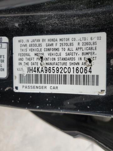 Photo 10 from auction – 2002 ACURA 3.5RL with VIN JH4KA96592C016064