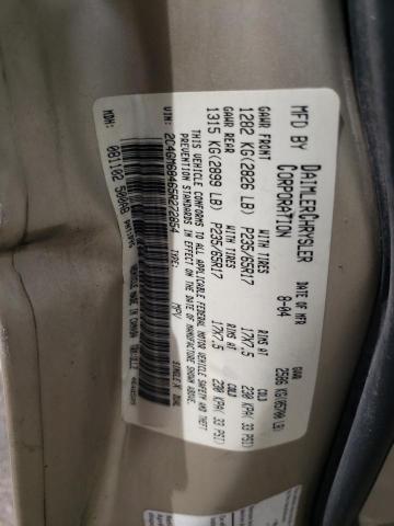 Photo 10 from auction – 2005 CHRYSLER PACIFICA T with VIN 2C4GM68465R272854