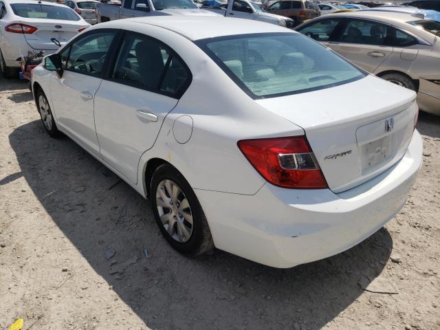 Photo 3 from auction – 2012 HONDA CIVIC LX with VIN 2HGFB2F55CH569978