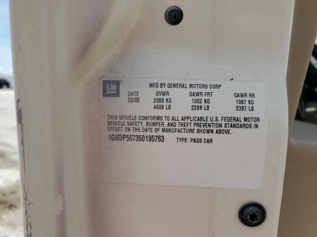 Photo 10 from auction – 2005 CADILLAC CTS HI FEA with VIN 1G6DP567350195763