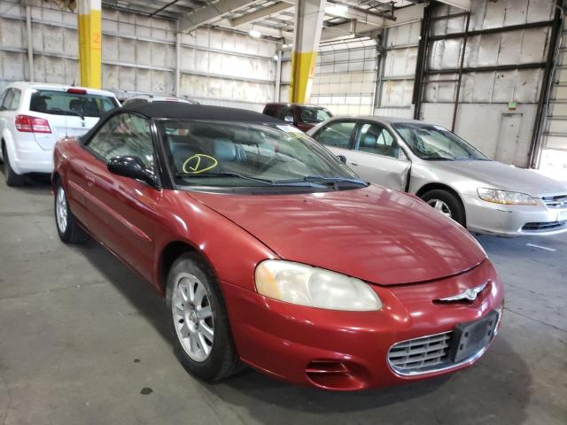 CHRYSLER SEBRING GT 2003 with VIN 1C3EL75T63N525326 - Photo from auction