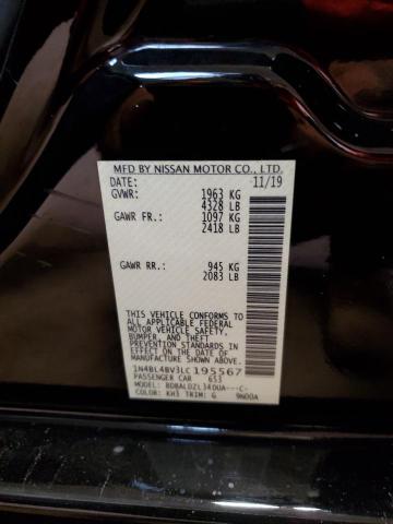 Photo 10 from auction – 2020 NISSAN ALTIMA S with VIN 1N4BL4BV3LC195567