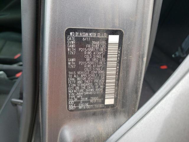 Photo 10 from auction – 2011 NISSAN JUKE S with VIN JN8AF5MR4BT018175