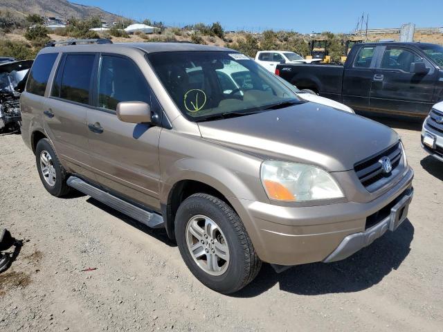 HONDA PILOT EX 2003 with VIN 2HKYF184X3H519286 - Photo from auction