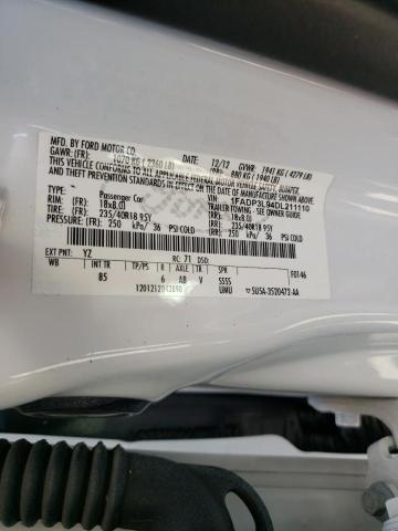 Фото 10 с аукциона – 2013 FORD FOCUS ST с VIN 1FADP3L94DL211110