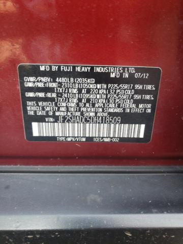 Photo 10 from auction – 2013 SUBARU FORESTER 2 with VIN JF2SHADC5DH418509