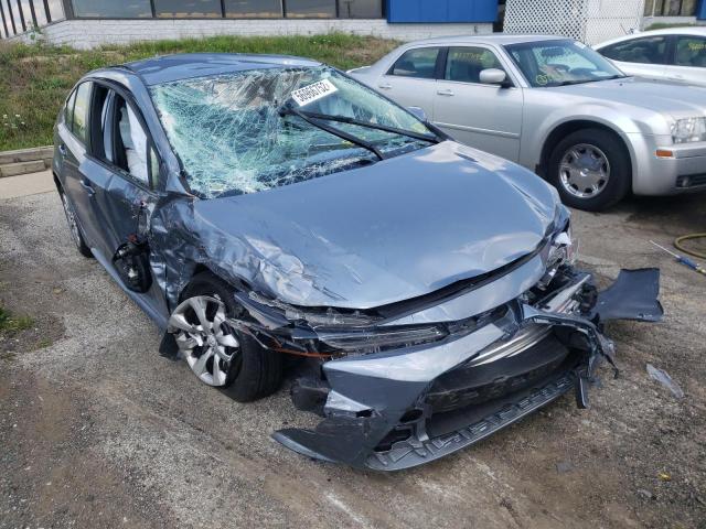 TOYOTA COROLLA LE 2021 with VIN JTDEPMAE5MJ130410 - Photo from auction