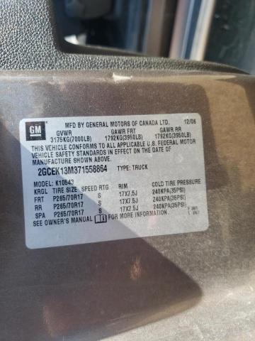 Photo 10 from auction – 2007 CHEVROLET SILVERADO with VIN 2GCEK13M371558864