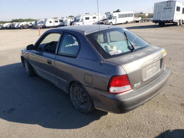 Photo 3 from auction – 2002 HYUNDAI ACCENT GS with VIN KMHCG35C82U170109