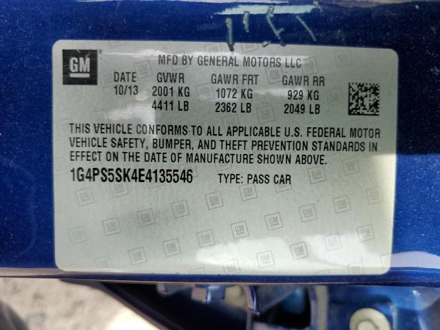 Photo 10 from auction – 2014 BUICK VERANO with VIN 1G4PS5SK4E4135546