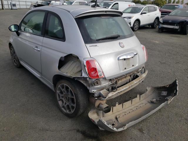 Photo 3 from auction – 2012 FIAT 500 SPORT with VIN 3C3CFFBR8CT347985