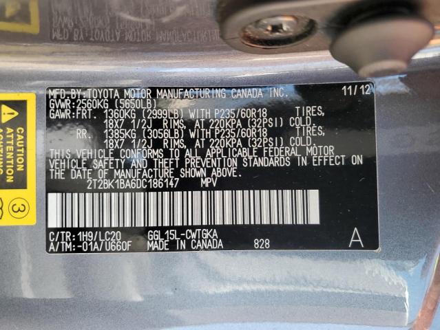 Photo 10 from auction – 2013 LEXUS RX 350 BAS with VIN 2T2BK1BA6DC186147