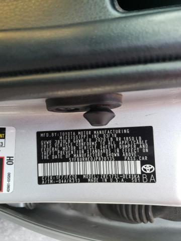 Photo 10 from auction – 2018 TOYOTA COROLLA L with VIN 5YFBURHE0JP820135