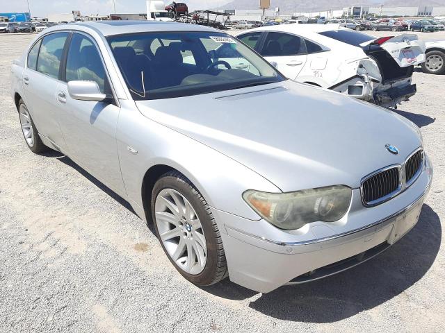 BMW 745 LI 2003 with VIN WBAGN63433DR18644 - Photo from auction