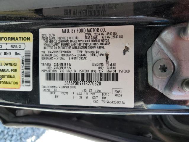 Photo 10 from auction – 2014 FORD FUSION SE with VIN 3FA6P0H97ER270820