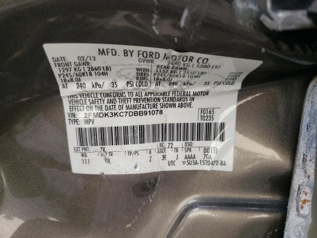 Photo 10 from auction – 2013 FORD EDGE LIMIT with VIN 2FMDK3KC7DBB91078