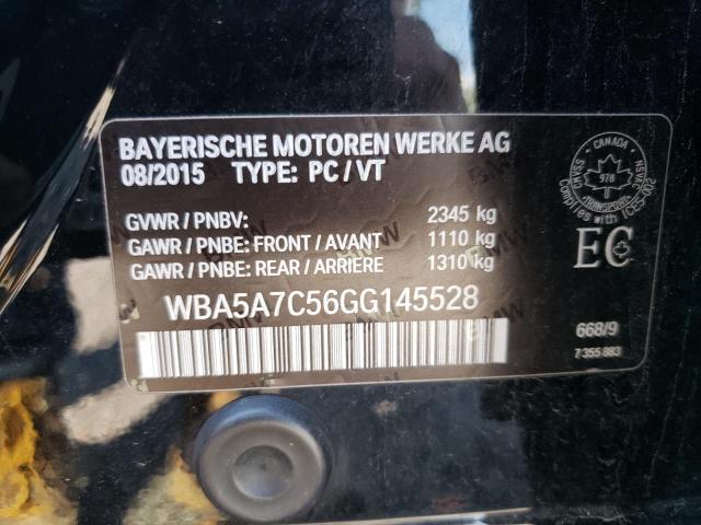 Photo 10 from auction – 2016 BMW 528 XI with VIN WBA5A7C56GG145528