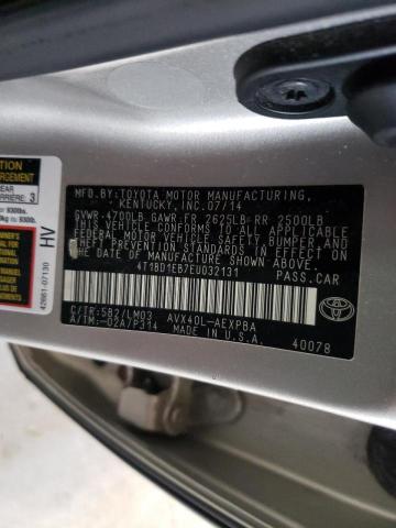 Photo 10 from auction – 2014 TOYOTA AVALON HYB with VIN 4T1BD1EB7EU032131