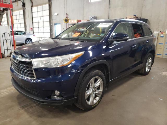 Photo 2 from auction – 2016 TOYOTA HIGHLANDER with VIN 5TDDKRFH3GS236937