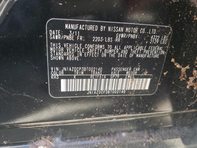 Photo 10 from auction – 2011 NISSAN LEAF SV with VIN JN1AZ0CP3BT002140